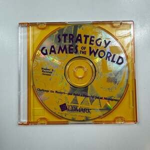 Strategy Games Of The World Vintage 1995 PC CD-ROM Edmark